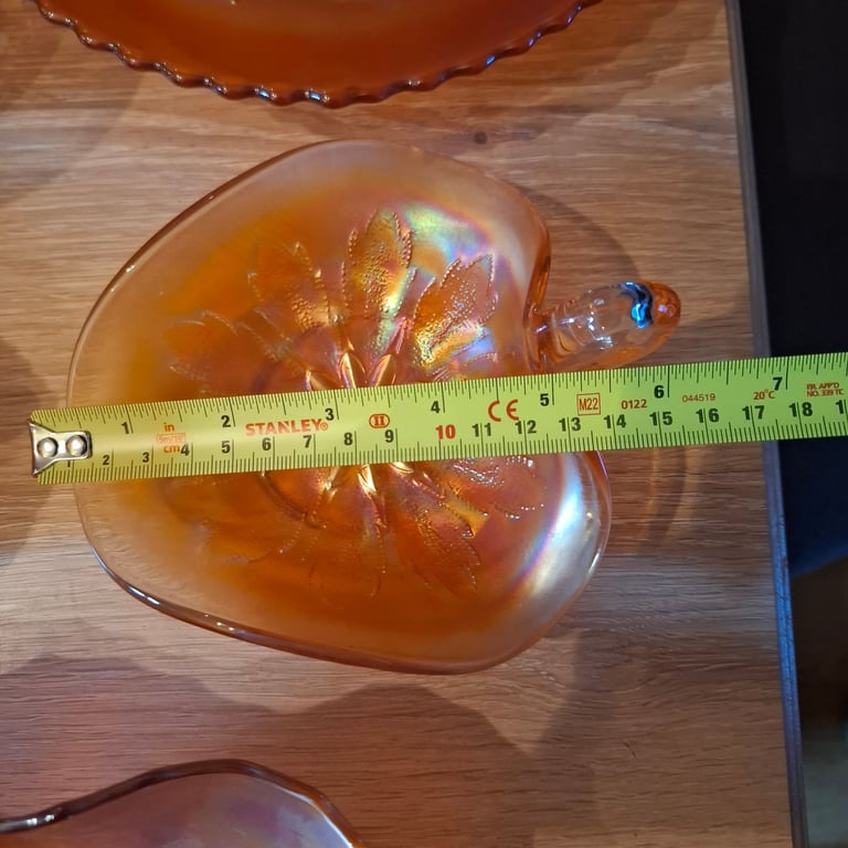 Carnival glass collection