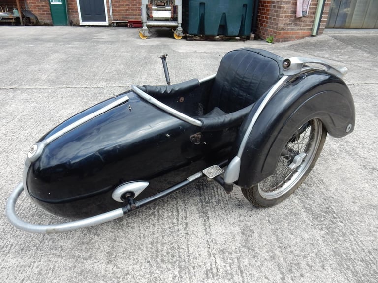 Steib Single Seat Sidecar, with wheel, fittings and cover