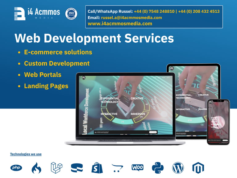 Web Design | Website Development | Mobile App Development | eCommerce | Digital Marketing Services 