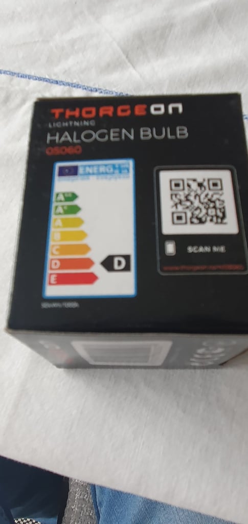 5 x Thorgeon Lightning Halogen Bulbs 05060 360 Lumens 50W 230V GU10 1500hours