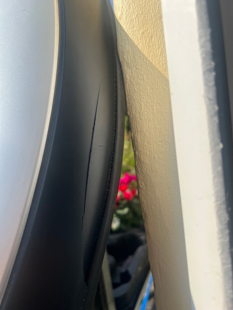 New shape Land Rover Defender spare wheel cover in silver