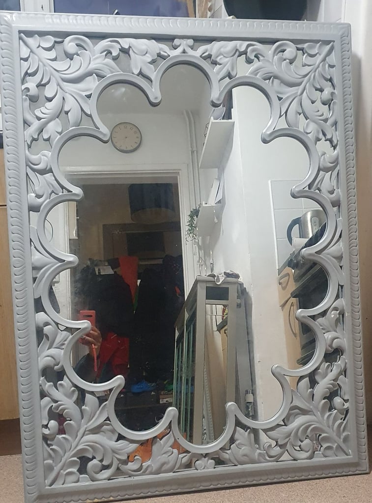 Large mirror grey
