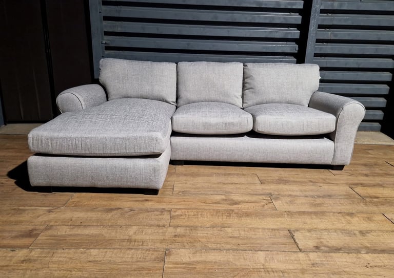 Unused Fabric Corner Sofa - Grey. RRP: £900