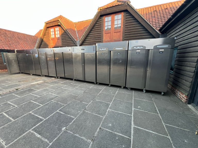 image for 🇬🇧 Commercial Upright Stainless Steel Fridges – Excellent Condition