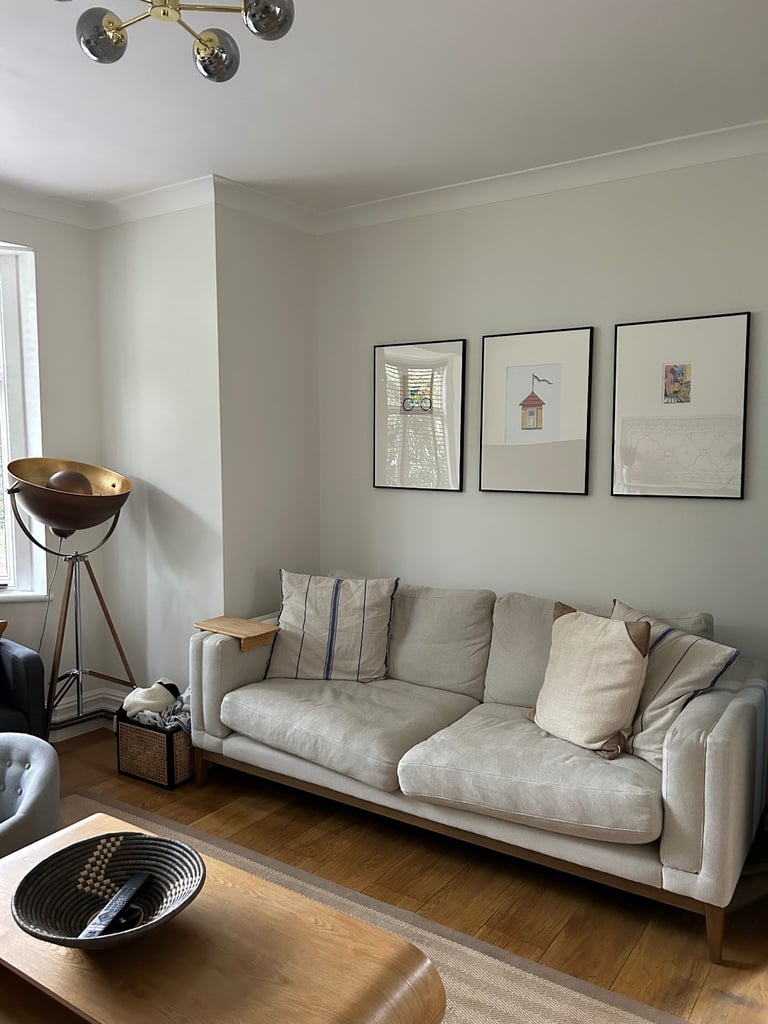 image for Deep and Plush 3 seater Couch - Like new