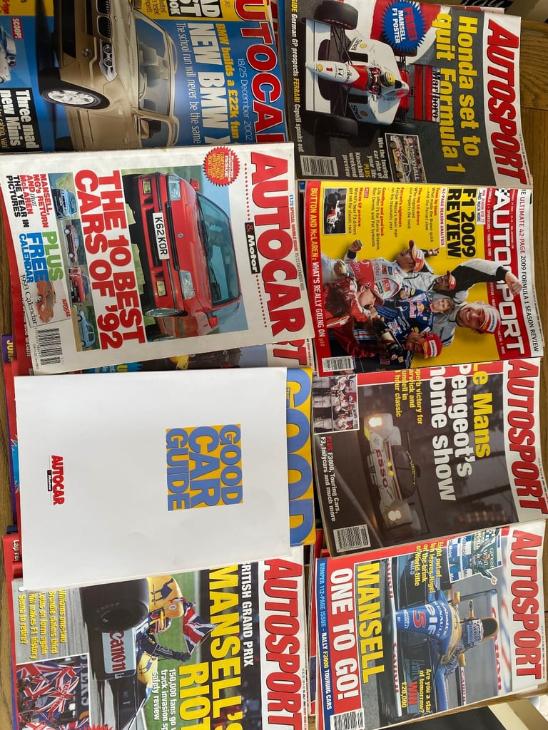 Autosport Magazines Bulk Job lot - over 350 copies. F1 90's onwards.