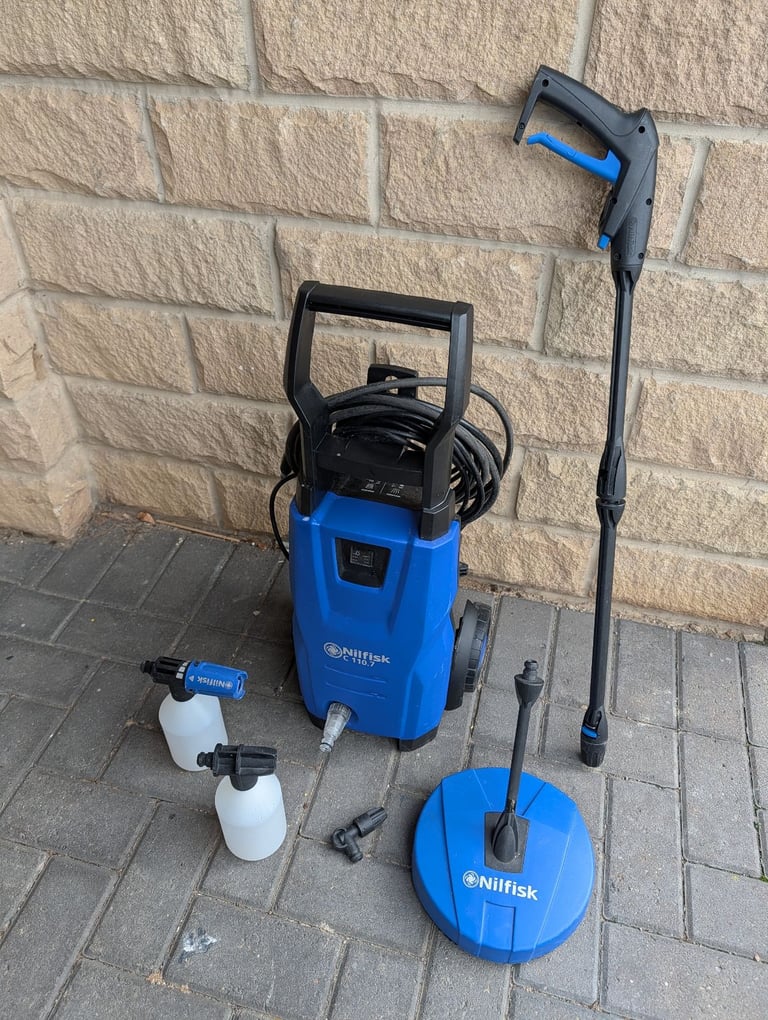 image for Nilfisk C110 pressure washer and accessories 