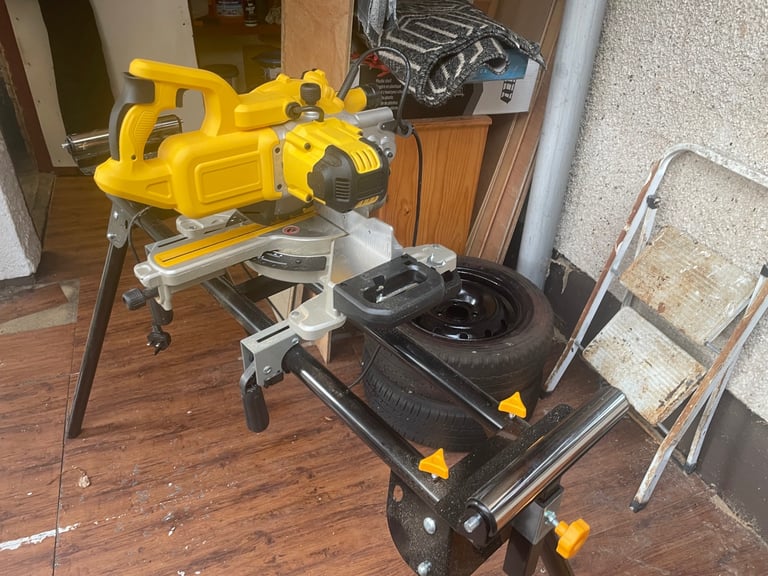 image for Dewalt 216 mm sliding mitre saw as new