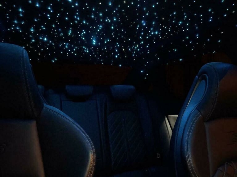 Unique luxury starlight roof car office weddings installation