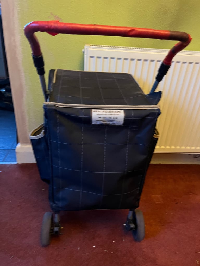 Vintage Sholley shopping trolley