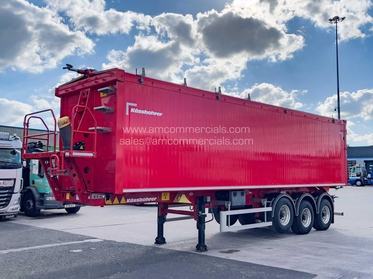 KASSBOHRER 71 CU YD ALLOY TIPPER TRAILER 