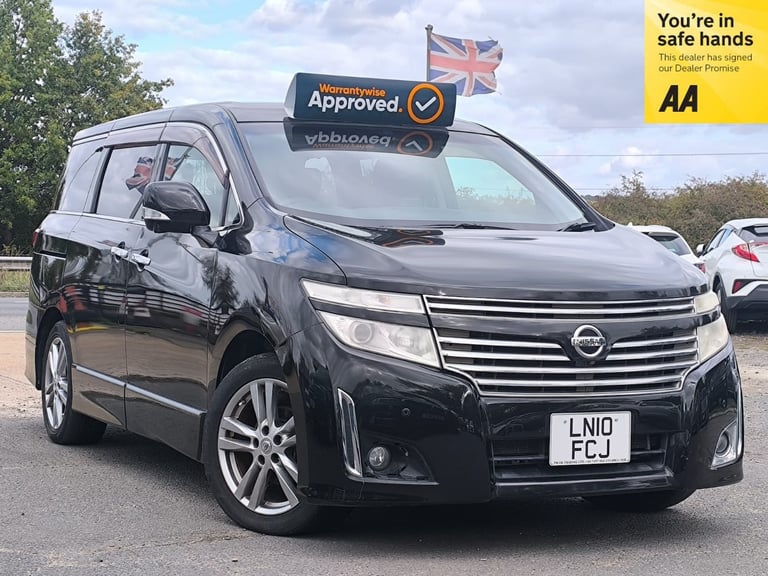 2010 Nissan Elgrand 2.5 8 Seats P/Leather Roof LED TV 2WD ULEZ Free MPV Petrol Automatic