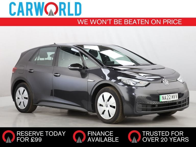 image for 2022 Volkswagen ID.3 Pro Performance 58kWh Life Hatchback 5dr Electric Auto (204 ps) Hatchback EL...
