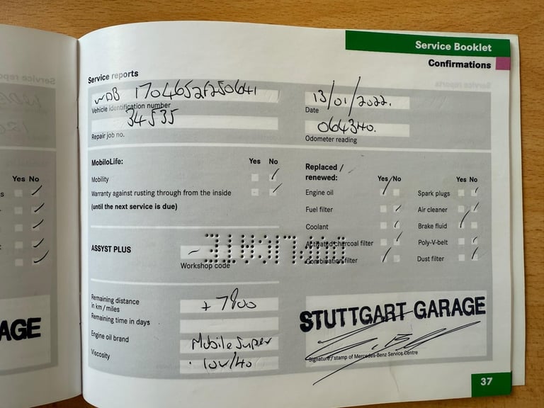 2001 Mercedes-Benz SLK SLK 320 2dr Tip Auto CONVERTIBLE PETROL Automatic