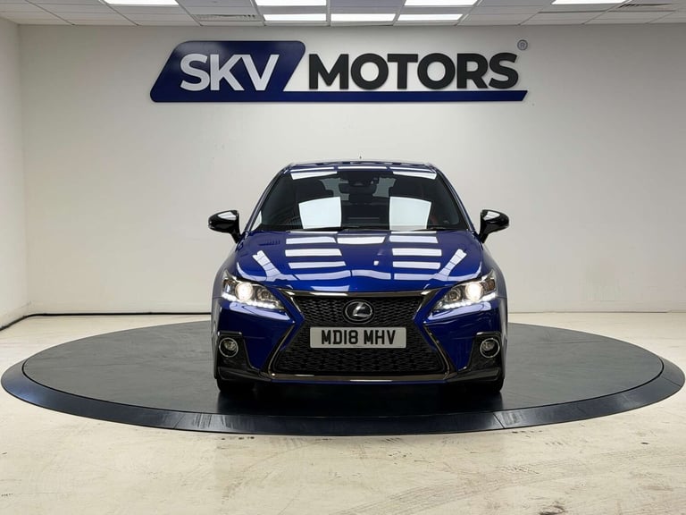 2018 Lexus CT 200h 1.8 F-Sport 5dr CVT HATCHBACK PETROL/ELECTRIC Automatic