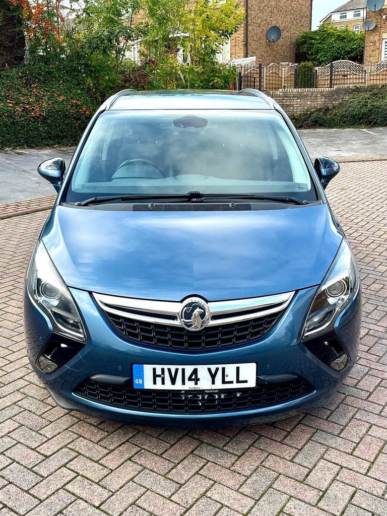 2014 VAUXHALL ZAFIRA TOURER SE CDTI 2.0 DIESEL 7 SEATER MPV BLUE