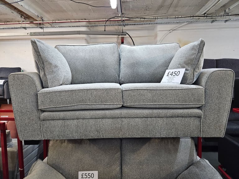 image for Brand New Sofology Chalfont 2 Seater Fabric Sofa, Downton Platinum RRP £999