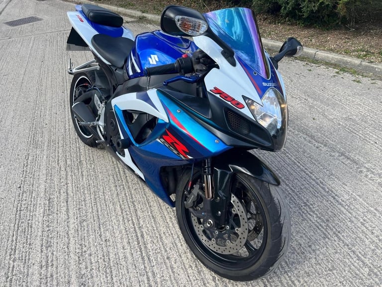 2007 07 SUZUKI GSXR 750 K7 GSXR750 BLUE SPORTS SUPERSPORT