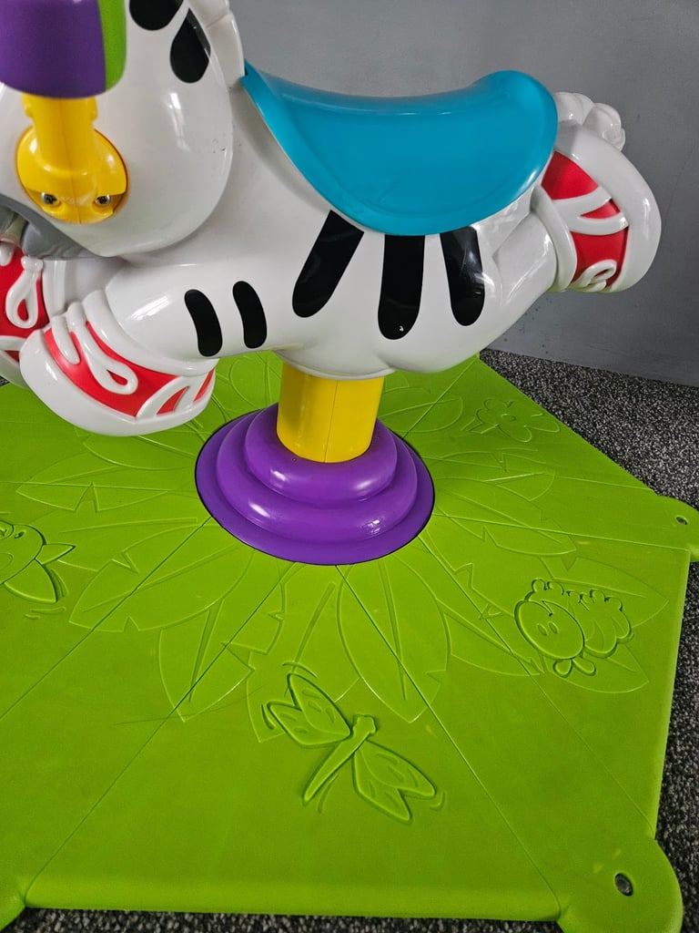 Fisher price spin and bounce zebra