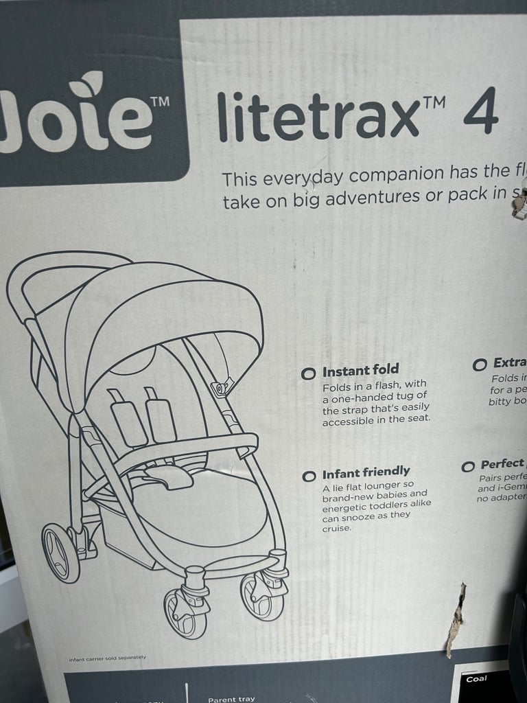 Joie Car Seat, Car Seat Base and Stroller 