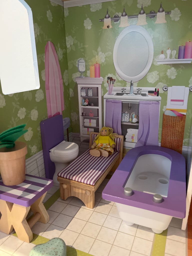 Lovely wooden doll house 