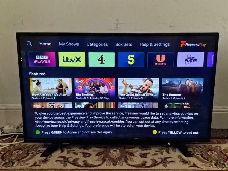 Toshiba Smart TV HDR 4K Ultra HD Led 43 inches for sale 