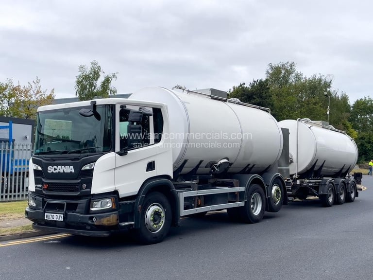2021 (70) SCANIA P450 XT CROSSLAND DRAWBAR TANKER