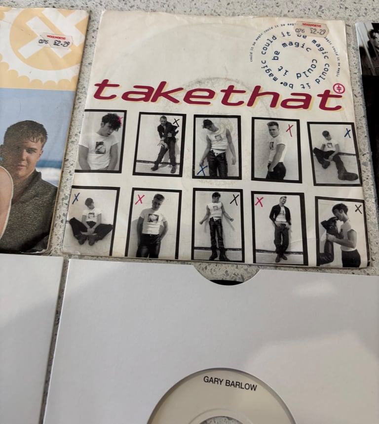 Take that & related artists 7 inch vinyl job lot 
