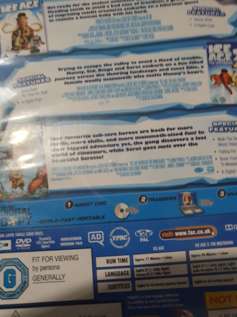 Dvd ice age 3 discs