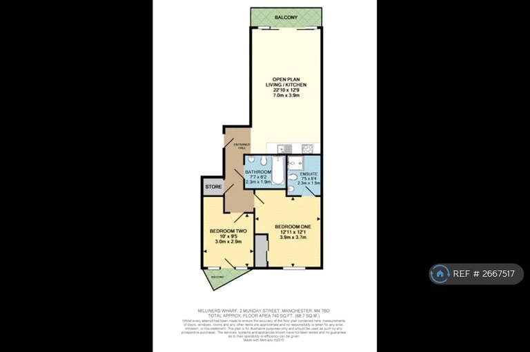2 bedroom flat in Munday Street, Manchester, M4 (2 bed) (#2667517)