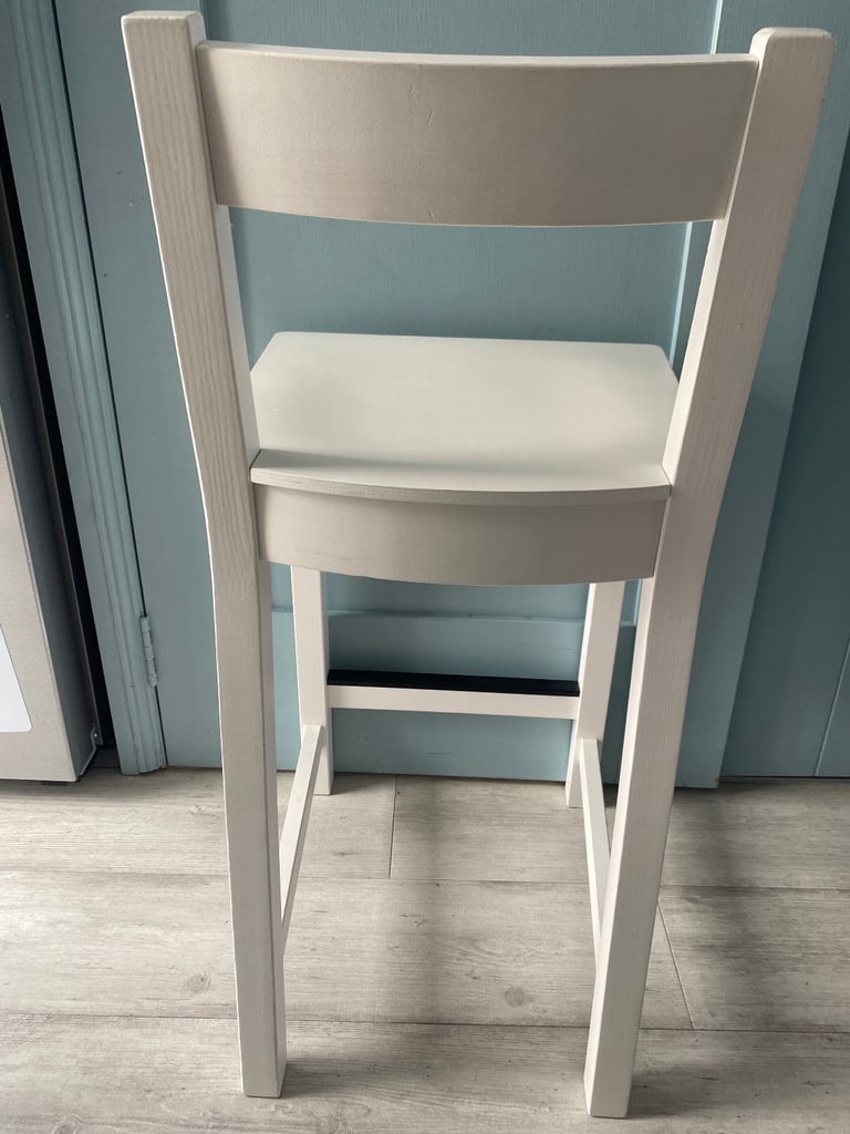 IKEA Nordviken White Bar Stool High Chair