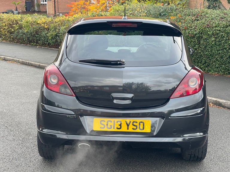 2013 VAUXHALL CORSA 1.4T BLACK EDITION**HPI CLEAR - LONG MOT - IDEAL FIRST CAR**