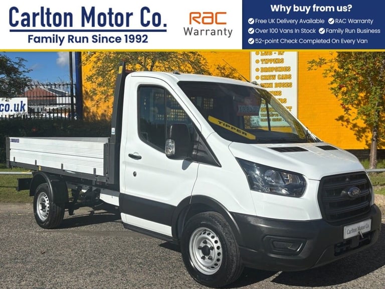 2021 Ford Transit 2.0 350 EcoBlue Leader Tipper 2dr Diesel Manual FWD L2 Euro 6 (s/s) (1-Stop TIP...