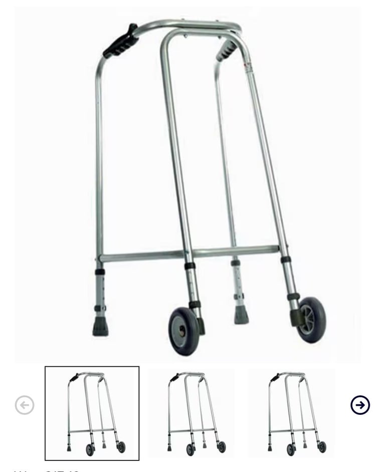 Coopers Domestic Wheeled Walking Frame - Standard
