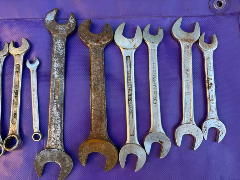 40-Piece Combination Spanners Tools Garage Mechanic's Motor DIY Retro Hand Tools