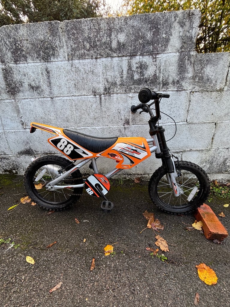 Kids 16inch Motocross Push Bike