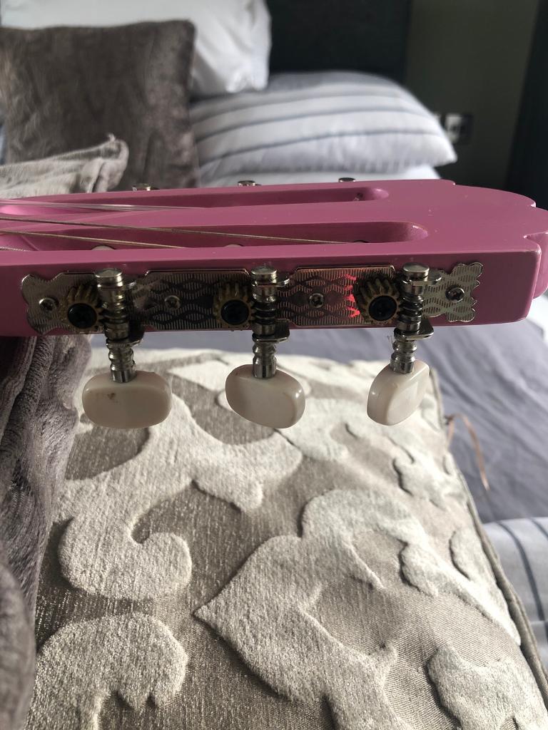 Pink guitar