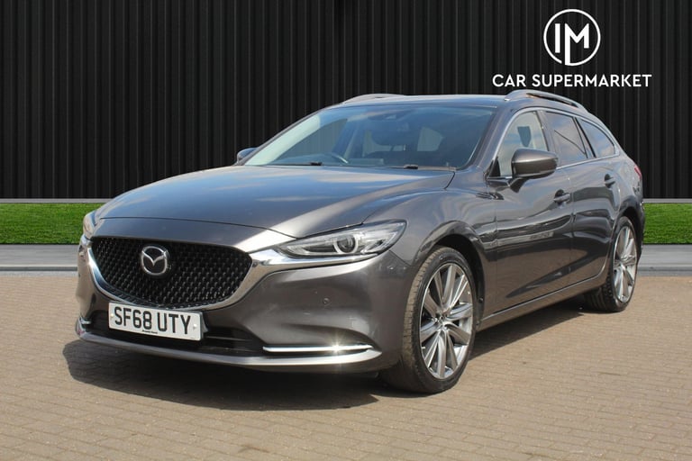 2018 Mazda Mazda6 2.0 SKYACTIV-G Sport Nav+ Tourer Euro 6 (s/s) 5dr ESTATE Petrol Manual