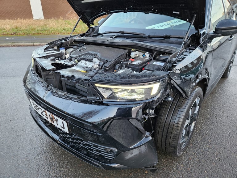 2023 23 Vauxhall Mokka 1.2 Turbo 136 Ultimate 5dr Black Damaged Salvage
