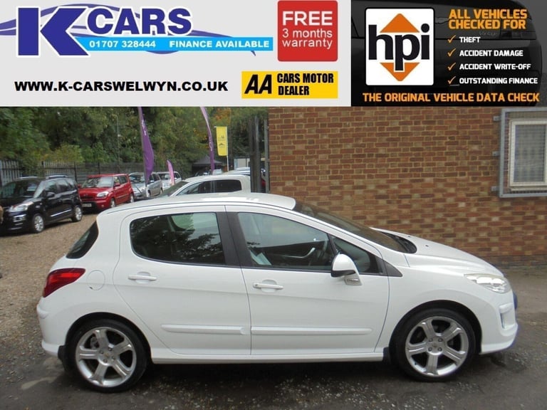 image for 2010 Peugeot 308 1.6 VTi Allure 5dr HATCHBACK Petrol Manual