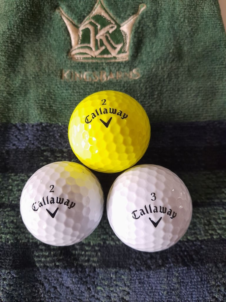 24 Used Callaway CXR Power Golf Balls. 