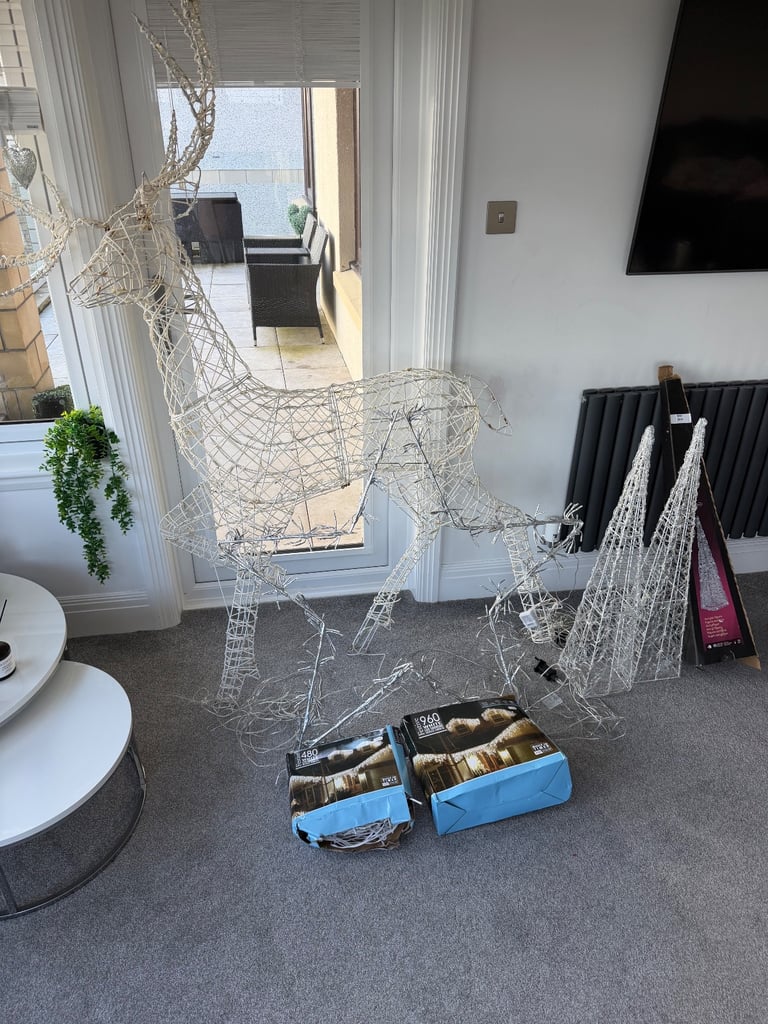 Outdoor/indoor Xmas Light Decorations worth £600!!!
