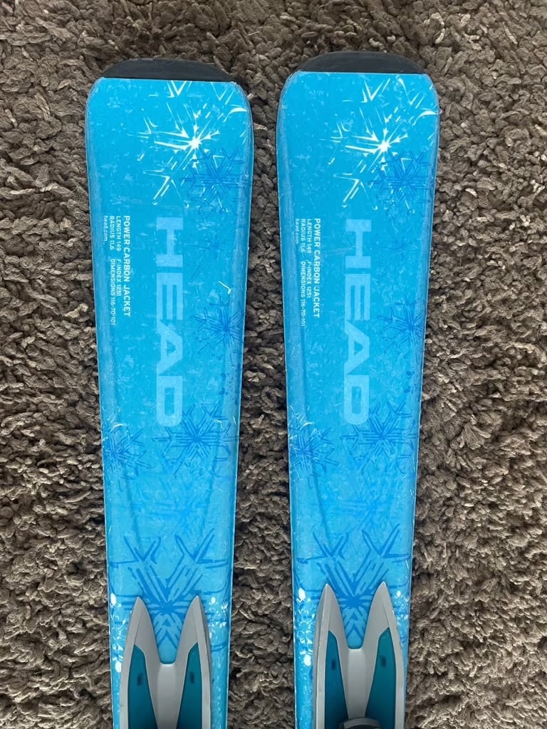 Head skis, poles and ski bag