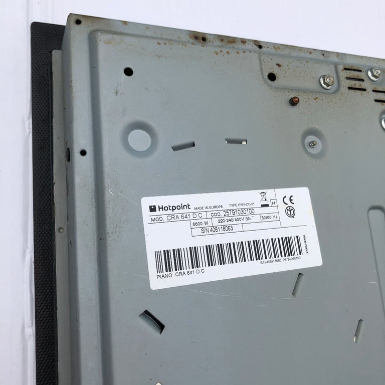 Hotpoint Elegance CRC641DB ELECTRIC HOB Four Rings Glass Ceramic Surface Schott Ceran (£299 ONP)