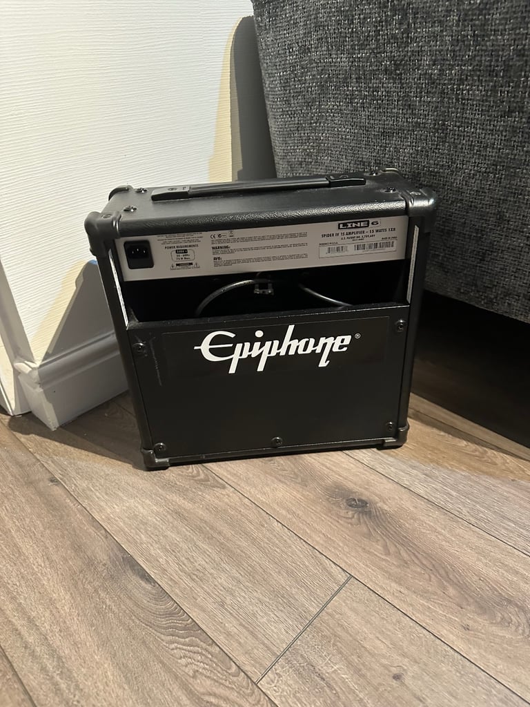  Squier Sonic Stratocaster HSS, 2-Color Sunburst & Line 6 Spider Amp with extras