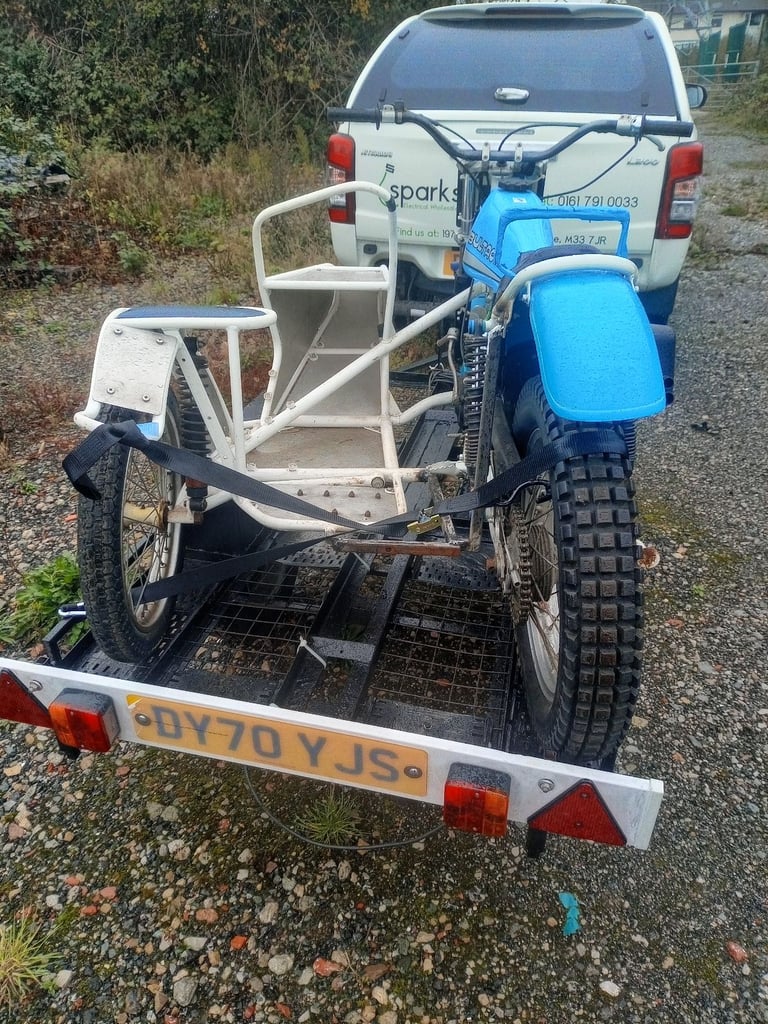 Trials bike sidecar, Bultaco 350 trials bike and sidecar 