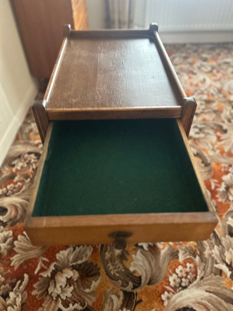 Vintage wooden hostess trolley