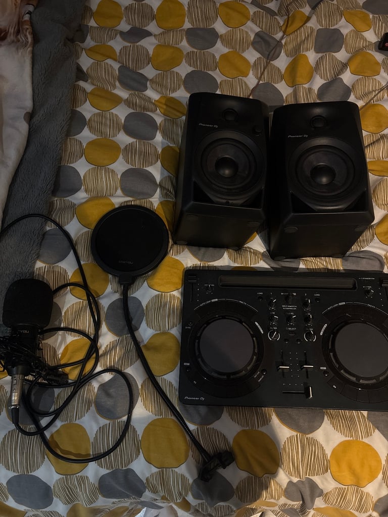 🎚️ Pioneer DDJ-WeGO4 + Zingyou Mic + Pioneer DM-40 Speakers – All-in-One DJ Bundle