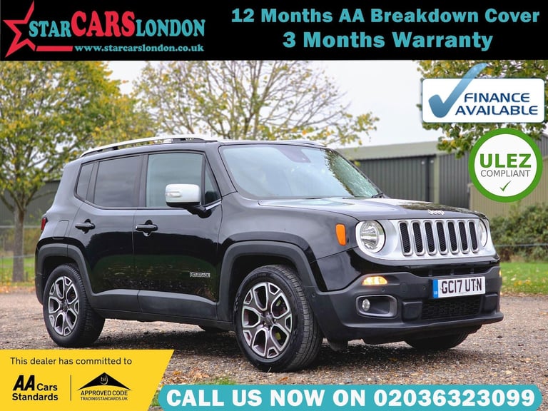 2017 Jeep Renegade 1.4T MultiAirII Limited DDCT Euro 6 (s/s) 5dr ESTATE Petrol Automatic