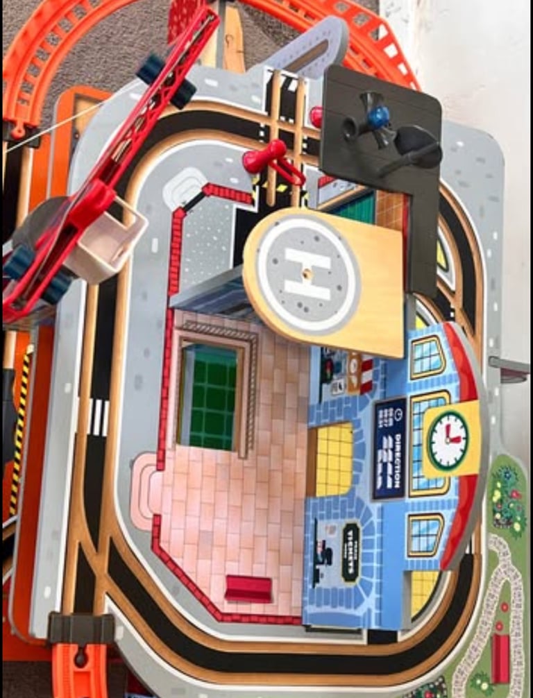 Very Large wooden Train sets / XXL TRAIN SET / Dino Train set with 100+ accessories 